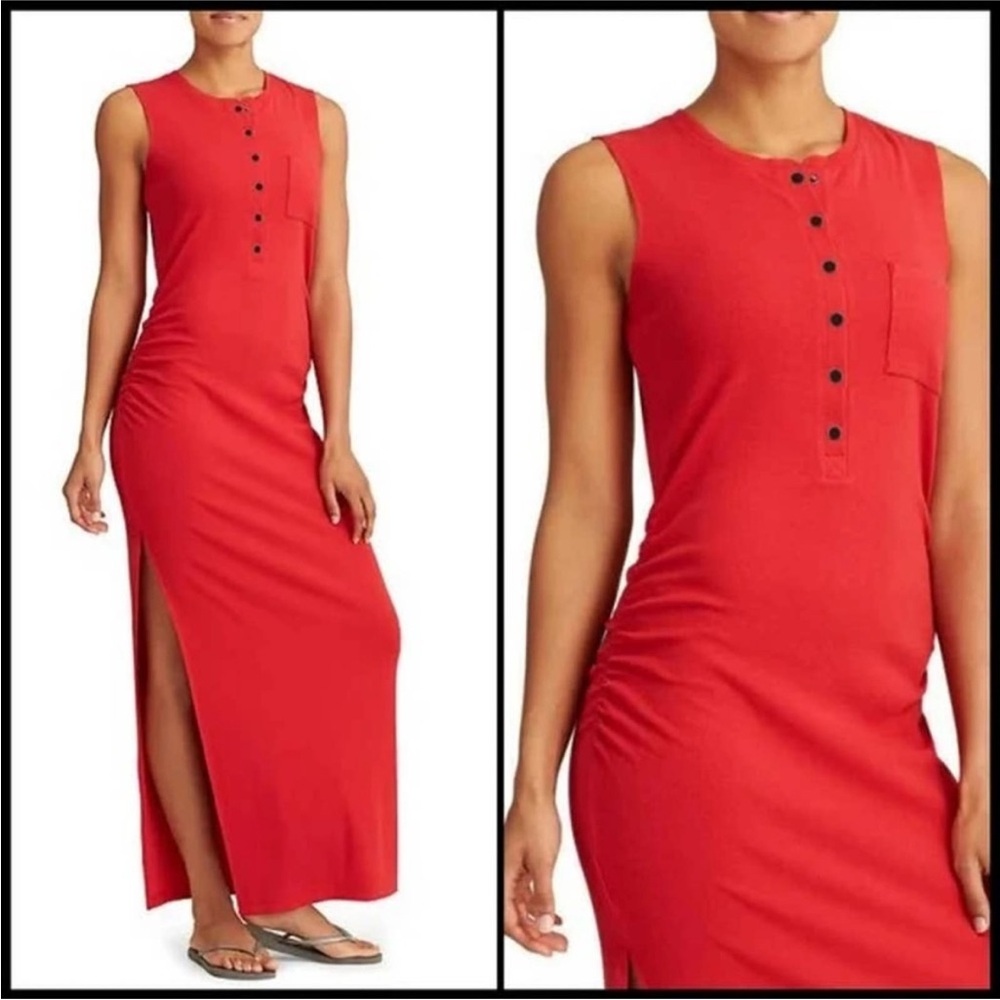 Athleta Red Maxi Dress